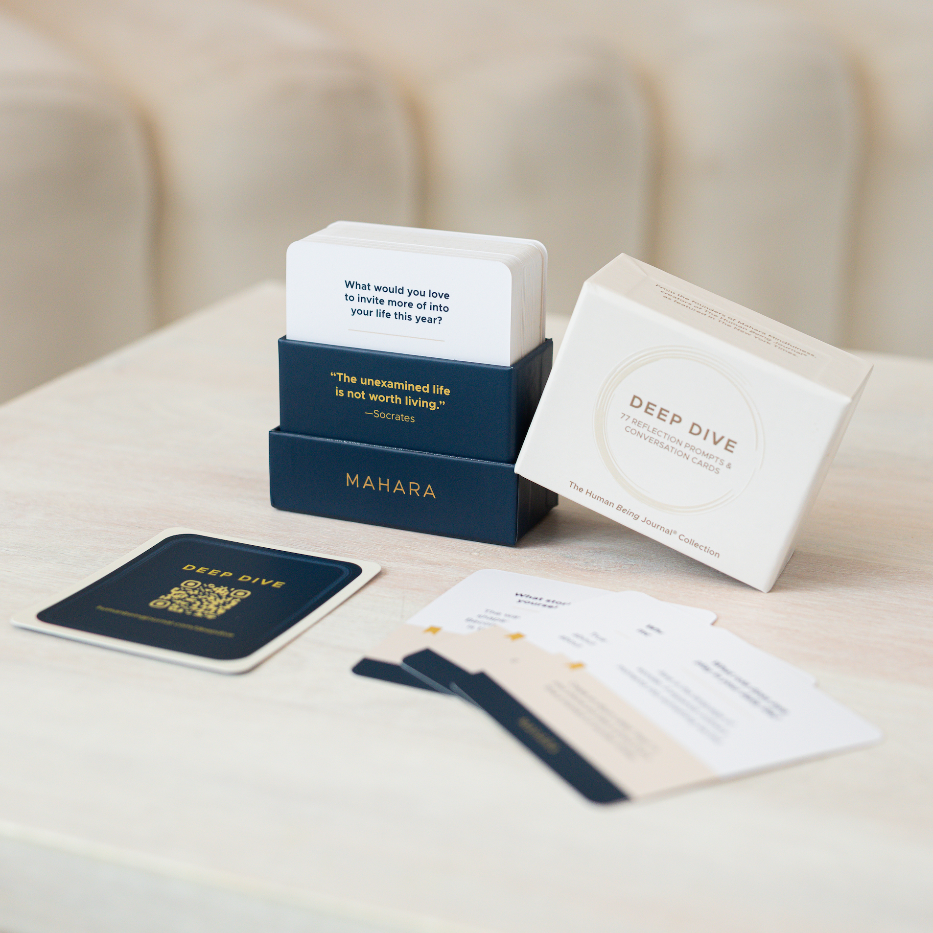 Deep Dive: 77 Reflection Prompts & Conversation Cards